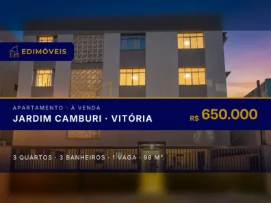 Apartamento com 3 Quartos à venda, 98m² no Jardim Camburi, Vitória