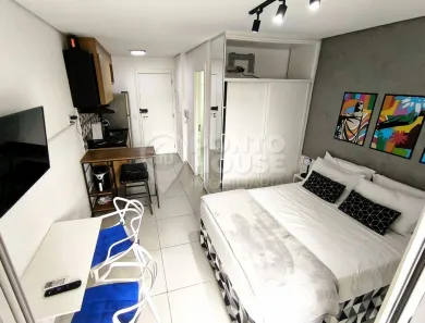 Apartamento com 1 Quarto para venda ou aluguel, 26m² no Mirandópolis, São Paulo