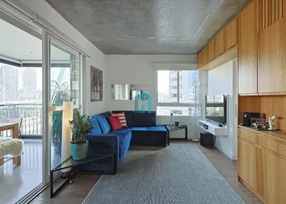 Apartamento com 1 Quarto à venda, 63m² no Cidade Monções, São Paulo