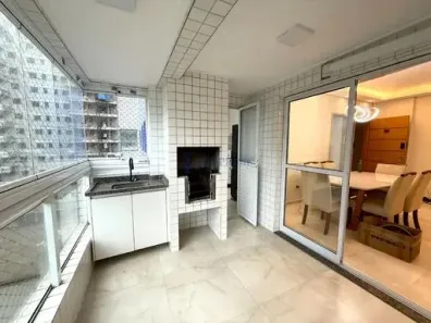 Apartamento com 3 Quartos para alugar, 115m² no Canto do Forte, Praia Grande
