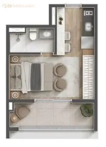 Apartamento à venda, 24m² no Mooca, São Paulo