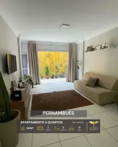 Apartamento com 3 Quartos à venda, 190m² no Pernambués, Salvador