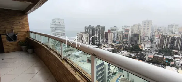 Apartamento com 2 Quartos para alugar, 90m² no Canto do Forte, Praia Grande