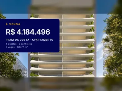 Apartamento com 4 Quartos à venda, 196m² no Praia da Costa, Vila Velha