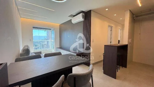 Apartamento com 2 Quartos para alugar, 56m² no Macuco, Santos