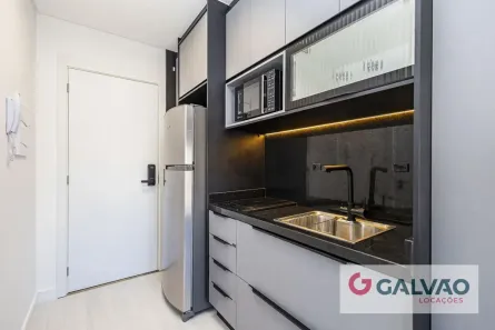 Apartamento com 1 Quarto para alugar, 22m² no Centro, Curitiba