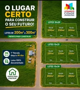 Lote/Terreno à venda, 250m² no Cacau Pirêra, Iranduba