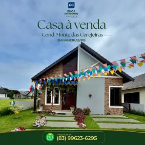 Casa de Condomínio com 3 Quartos à venda, 150m² no , Bananeiras