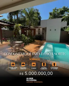 Casa de Condomínio com 3 Quartos à venda, 340m² no Jardim Athenas, Sertãozinho