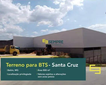 para alugar, 800m² no Santa Cruz, Betim