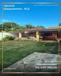 Casa com 1 Quarto à venda, 360m² no Jaconé (Sampaio Correia), Saquarema