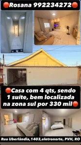Casa com 4 Quartos à venda, 200m² no Eletronorte, Porto Velho