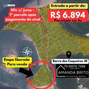 Lote/Terreno à venda, 200m² no , Barra dos Coqueiros