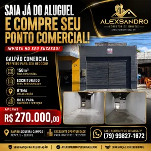 Galpão/Depósito/Armazém à venda, 150m² no Siqueira Campos, Aracaju
