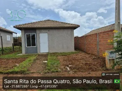 Casa de Condomínio com 2 Quartos à venda, 47m² no Jardim Recanto dos Pássaros, Santa Rita do Passa Quatro