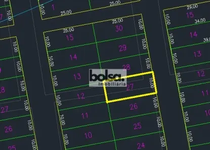 Lote/Terreno à venda, 250m² no Parque Santa Rita, Bauru