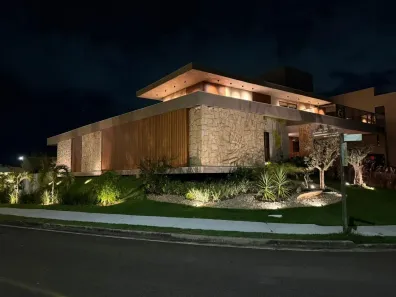 Casa de Condomínio com 4 Quartos à venda, 360m² no Alphaville (Abrantes), Camaçari