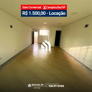 Sala Comercial para alugar, 47m² no Vila da Oportunidade, Carapicuíba