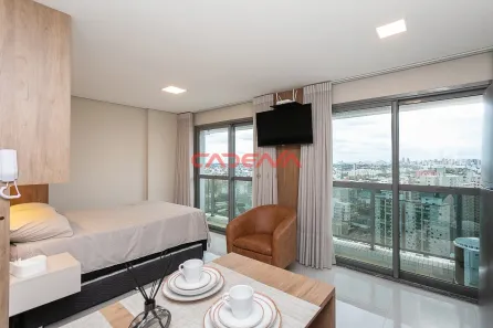 Apartamento com 1 Quarto para alugar, 31m² no Rebouças, Curitiba
