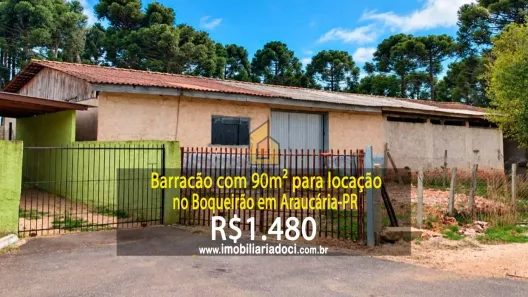 Galpão/Depósito/Armazém para alugar, 90m² no Boqueirão, Araucária