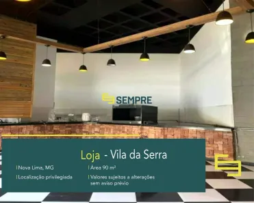 Ponto Comercial para alugar, 90m² no Vila da Serra, Nova Lima