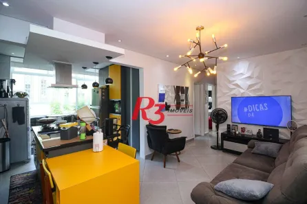 Apartamento com 3 Quartos à venda, 97m² no Pompéia, Santos