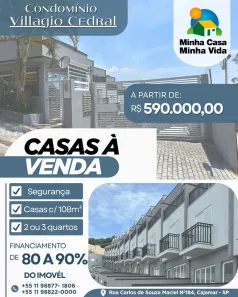 Casa com 3 Quartos à venda, 104m² no Ipês (Polvilho), Cajamar