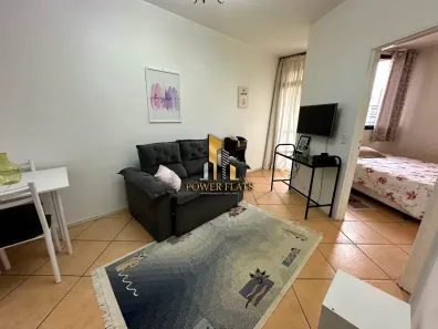 Flat com 1 Quarto para alugar, 37m² no Indianópolis, São Paulo