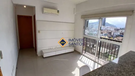 Apartamento com 1 Quarto para alugar, 42m² no Encruzilhada, Santos