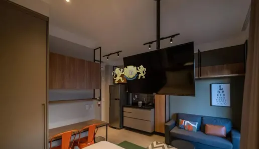 Flat com 1 Quarto para alugar, 32m² no Pinheiros, São Paulo