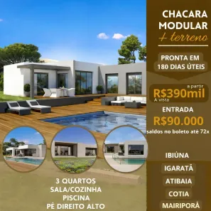 Fazenda/Sítio com 3 Quartos à venda, 600m² no Recreio São Vicente, Atibaia