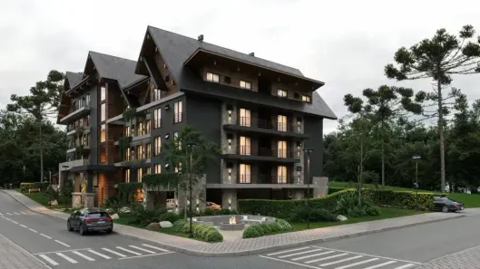 Apartamento com 2 Quartos à venda, 66m² no Loteamento Belvedere, Gramado