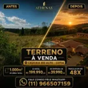Lote/Terreno à venda, 1000m² no Centro (Caucaia do Alto), Cotia