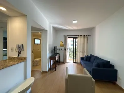Apartamento com 1 Quarto para alugar, 42m² no Vila Nova Conceição, São Paulo