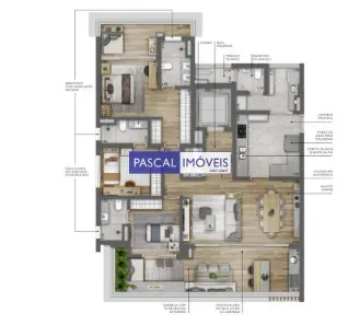 Apartamento com 3 Quartos à venda, 154m² no Campo Belo, São Paulo