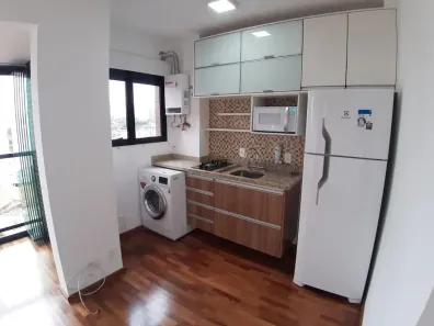 Apartamento com 1 Quarto para alugar, 37m² no Campo Belo, São Paulo