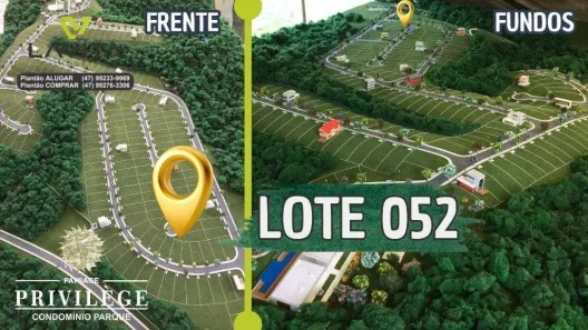Lote/Terreno à venda, 396m² no Ponta Aguda, Blumenau