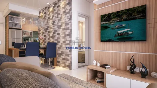 Apartamento com 2 Quartos à venda, 46m² no Parque São Vicente, São Vicente