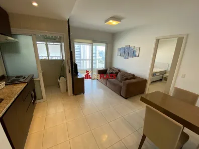 Apartamento com 1 Quarto para alugar, 50m² no Cidade Monções, São Paulo