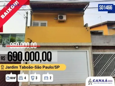 Sobrado com 4 Quartos à venda, 160m² no Jardim Taboão, São Paulo