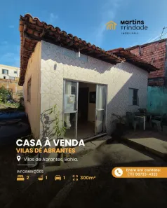 Casa com 2 Quartos à venda, 70m² no Vila de Abrantes (Abrantes), Camaçari