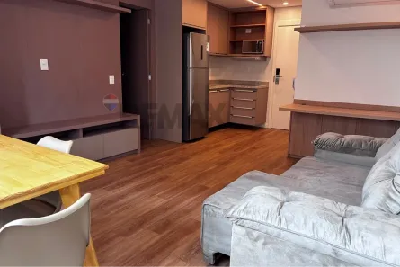 Apartamento com 1 Quarto para alugar, 50m² no Campo Belo, São Paulo