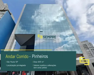 Sala Comercial para alugar, 450m² no Jardim Paulistano, São Paulo