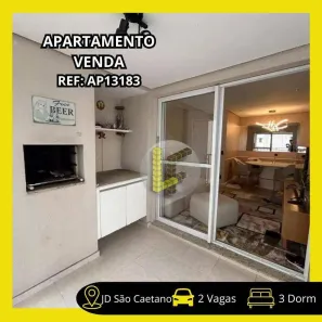 Apartamento com 3 Quartos à venda, 85m² no Mauá, São Caetano do Sul