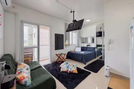 Apartamento com 1 Quarto para alugar, 25m² no Aclimação, São Paulo