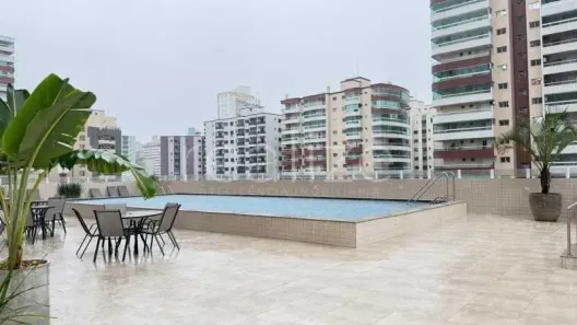 Apartamento com 2 Quartos para alugar, 80m² no Guilhermina, Praia Grande