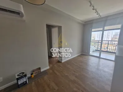 Apartamento com 2 Quartos para alugar, 62m² no Marapé, Santos