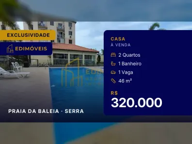 Casa com 2 Quartos à venda, 46m² no Praia da Baleia, Serra