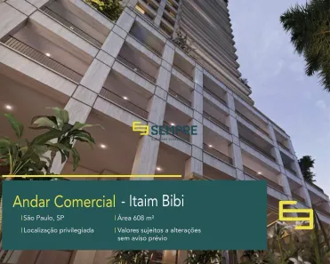 Imóvel Comercial para alugar, 608m² no Itaim Bibi, São Paulo