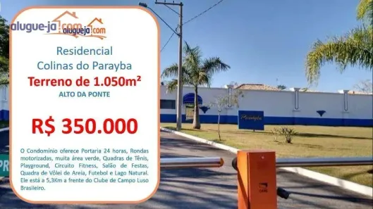 Lote/Terreno à venda, 1050m² no Vargem Grande, São José dos Campos